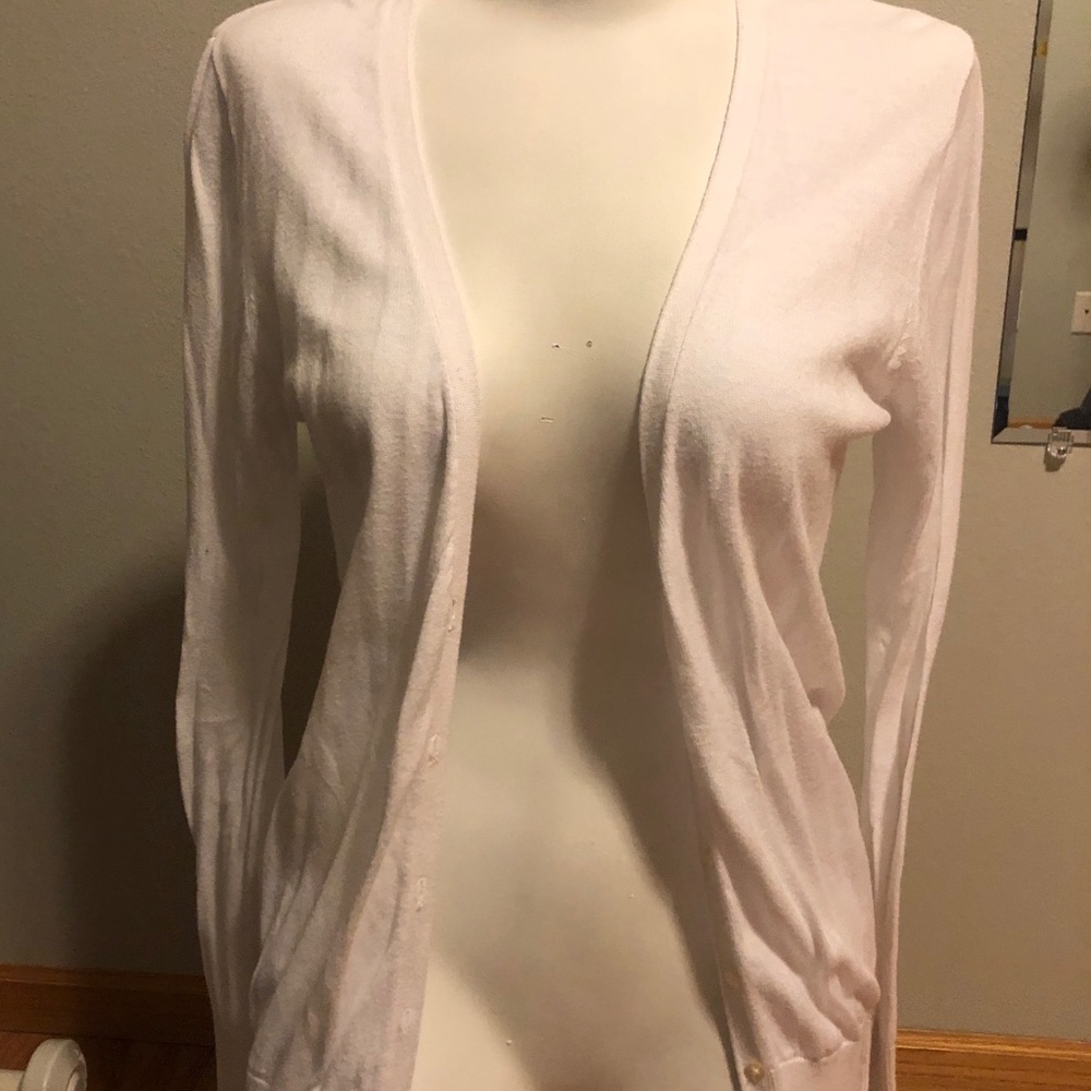 Old Navy white cardigan